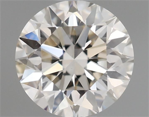 Picture of Natural Diamond 0.45 Carats, Round with Excellent Cut, H Color, VS1 Clarity and Certified by GIA