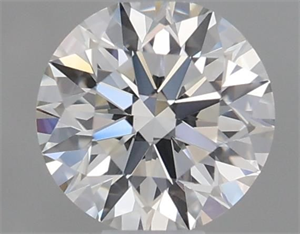 Picture of Natural Diamond 0.40 Carats, Round with Excellent Cut, H Color, VS1 Clarity and Certified by GIA