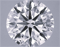 Natural Diamond 2.40 Carats, Round with Excellent Cut, H Color, SI1 Clarity and Certified by GIA