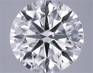 Picture of Natural Diamond 2.40 Carats, Round with Excellent Cut, H Color, SI1 Clarity and Certified by GIA