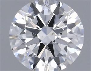 Picture of Natural Diamond 0.40 Carats, Round with Excellent Cut, F Color, SI1 Clarity and Certified by GIA