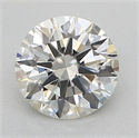 Natural Diamond 0.40 Carats, Round with Excellent Cut, J Color, VS1 Clarity and Certified by GIA