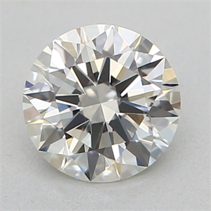 Picture of Natural Diamond 0.40 Carats, Round with Excellent Cut, J Color, VS1 Clarity and Certified by GIA