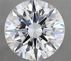 Picture of Natural Diamond 2.01 Carats, Round with Excellent Cut, G Color, IF Clarity and Certified by GIA