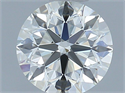 Natural Diamond 0.50 Carats, Round with Excellent Cut, K Color, VVS2 Clarity and Certified by GIA