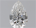 Natural Diamond 0.70 Carats, Pear with  Cut, F Color, SI1 Clarity and Certified by GIA