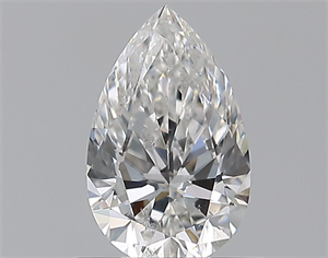 Picture of Natural Diamond 0.70 Carats, Pear with  Cut, F Color, SI1 Clarity and Certified by GIA