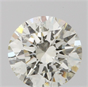 Natural Diamond 0.50 Carats, Round with Excellent Cut, K Color, SI2 Clarity and Certified by GIA