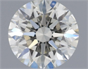 Natural Diamond 0.50 Carats, Round with Excellent Cut, I Color, VS2 Clarity and Certified by IGI