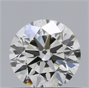 Natural Diamond 0.50 Carats, Round with Excellent Cut, G Color, SI1 Clarity and Certified by IGI