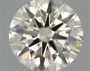 Picture of Natural Diamond 0.41 Carats, Round with Excellent Cut, K Color, SI2 Clarity and Certified by IGI