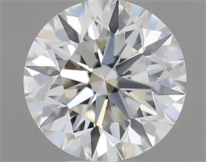 Picture of Natural Diamond 0.42 Carats, Round with Excellent Cut, H Color, VS1 Clarity and Certified by IGI