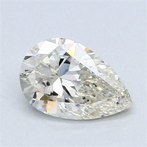 Picture of Natural Diamond 0.75 Carats, Pear with  Cut, K Color, VS1 Clarity and Certified by GIA