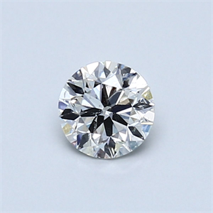 Picture of Natural Diamond 0.45 Carats, Round with Very Good Cut, H Color, SI2 Clarity and Certified by GIA