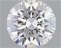 Natural Diamond 0.44 Carats, Round with Excellent Cut, E Color, VS2 Clarity and Certified by GIA