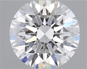 Picture of Natural Diamond 0.44 Carats, Round with Excellent Cut, E Color, VS2 Clarity and Certified by GIA