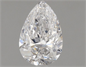 Natural Diamond 1.01 Carats, Pear with  Cut, D Color, SI2 Clarity and Certified by GIA