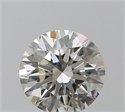 Natural Diamond 0.41 Carats, Round with Excellent Cut, K Color, SI2 Clarity and Certified by GIA