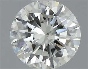 Picture of Natural Diamond 0.40 Carats, Round with Excellent Cut, I Color, SI1 Clarity and Certified by IGI