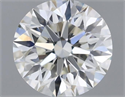 Natural Diamond 0.50 Carats, Round with Excellent Cut, J Color, VVS2 Clarity and Certified by GIA