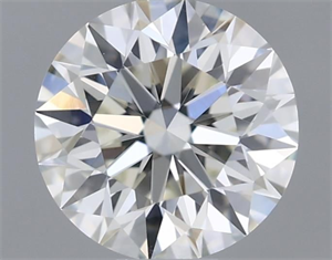 Picture of Natural Diamond 0.50 Carats, Round with Excellent Cut, J Color, VVS2 Clarity and Certified by GIA