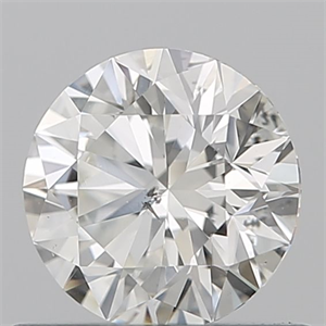 Picture of Natural Diamond 0.57 Carats, Round with Excellent Cut, I Color, SI2 Clarity and Certified by GIA