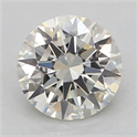 Natural Diamond 0.43 Carats, Round with Excellent Cut, J Color, VVS1 Clarity and Certified by GIA