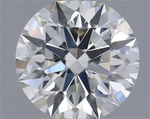 Picture of Natural Diamond 0.43 Carats, Round with Excellent Cut, G Color, VS1 Clarity and Certified by IGI