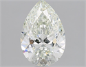 Natural Diamond 1.51 Carats, Pear with  Cut, H Color, SI1 Clarity and Certified by IGI