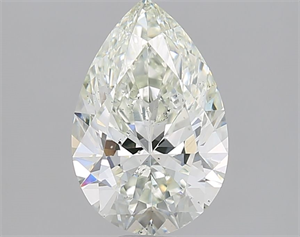 Picture of Natural Diamond 1.51 Carats, Pear with  Cut, H Color, SI1 Clarity and Certified by IGI