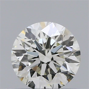 Picture of Natural Diamond 0.40 Carats, Round with Excellent Cut, G Color, VS2 Clarity and Certified by IGI