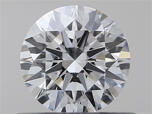 Picture of Natural Diamond 0.41 Carats, Round with Excellent Cut, D Color, VS2 Clarity and Certified by GIA