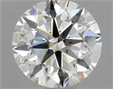 Natural Diamond 0.60 Carats, Round with Excellent Cut, J Color, SI1 Clarity and Certified by GIA