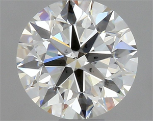 Picture of Natural Diamond 0.60 Carats, Round with Excellent Cut, J Color, SI1 Clarity and Certified by GIA