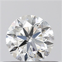 Natural Diamond 0.40 Carats, Round with Very Good Cut, F Color, SI2 Clarity and Certified by GIA