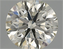 Natural Diamond 0.50 Carats, Round with Excellent Cut, I Color, VS2 Clarity and Certified by IGI