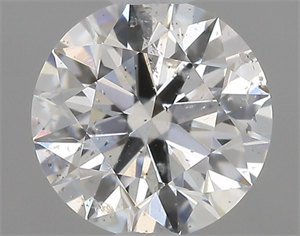 Picture of Natural Diamond 0.50 Carats, Round with Excellent Cut, F Color, I1 Clarity and Certified by GIA