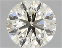 Natural Diamond 0.50 Carats, Round with Very Good Cut, K Color, VVS1 Clarity and Certified by IGI