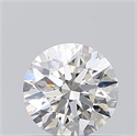 Natural Diamond 0.40 Carats, Round with Excellent Cut, F Color, SI1 Clarity and Certified by GIA