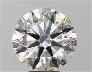 Picture of Natural Diamond 5.53 Carats, Round with Excellent Cut, G Color, IF Clarity and Certified by GIA