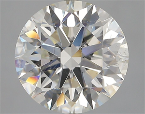 Picture of Natural Diamond 4.22 Carats, Round with Excellent Cut, I Color, SI2 Clarity and Certified by GIA