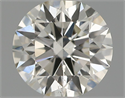 Natural Diamond 0.55 Carats, Round with Excellent Cut, I Color, SI1 Clarity and Certified by IGI