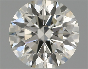 Picture of Natural Diamond 0.55 Carats, Round with Excellent Cut, I Color, SI1 Clarity and Certified by IGI