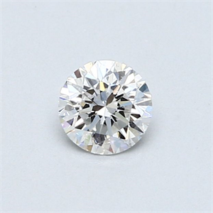 Picture of Natural Diamond 0.40 Carats, Round with Very Good Cut, E Color, SI1 Clarity and Certified by GIA