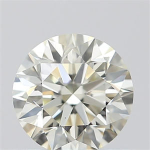 Picture of Natural Diamond 0.51 Carats, Round with Excellent Cut, K Color, VS1 Clarity and Certified by IGI