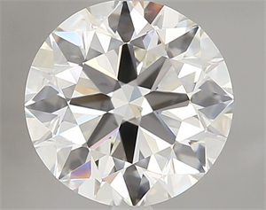 Picture of Natural Diamond 2.01 Carats, Round with Excellent Cut, H Color, VS1 Clarity and Certified by GIA