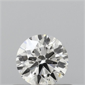 Natural Diamond 0.40 Carats, Round with Excellent Cut, G Color, SI1 Clarity and Certified by IGI