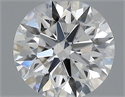 Natural Diamond 0.41 Carats, Round with Excellent Cut, E Color, VVS2 Clarity and Certified by GIA