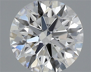 Picture of Natural Diamond 0.41 Carats, Round with Excellent Cut, E Color, VVS2 Clarity and Certified by GIA