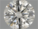 Natural Diamond 0.40 Carats, Round with Excellent Cut, H Color, SI2 Clarity and Certified by IGI